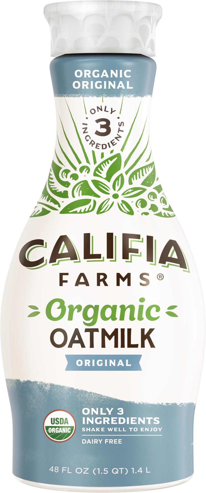 slide 1 of 19, Califia Farms Organic Original Oat Milk - 48 fl oz, 48 fl oz