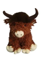 Holiday Home 14" Fluffy Bull Plush