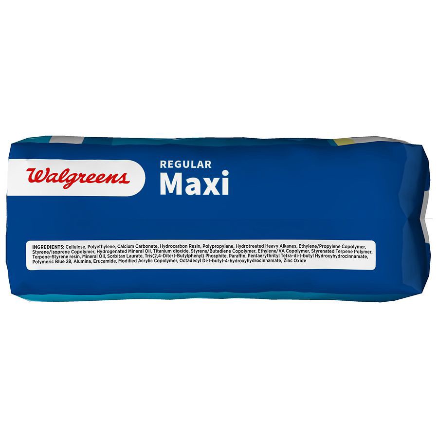 slide 4 of 5, Walgreens Regular Unscented Maxi Pads, 48 ct