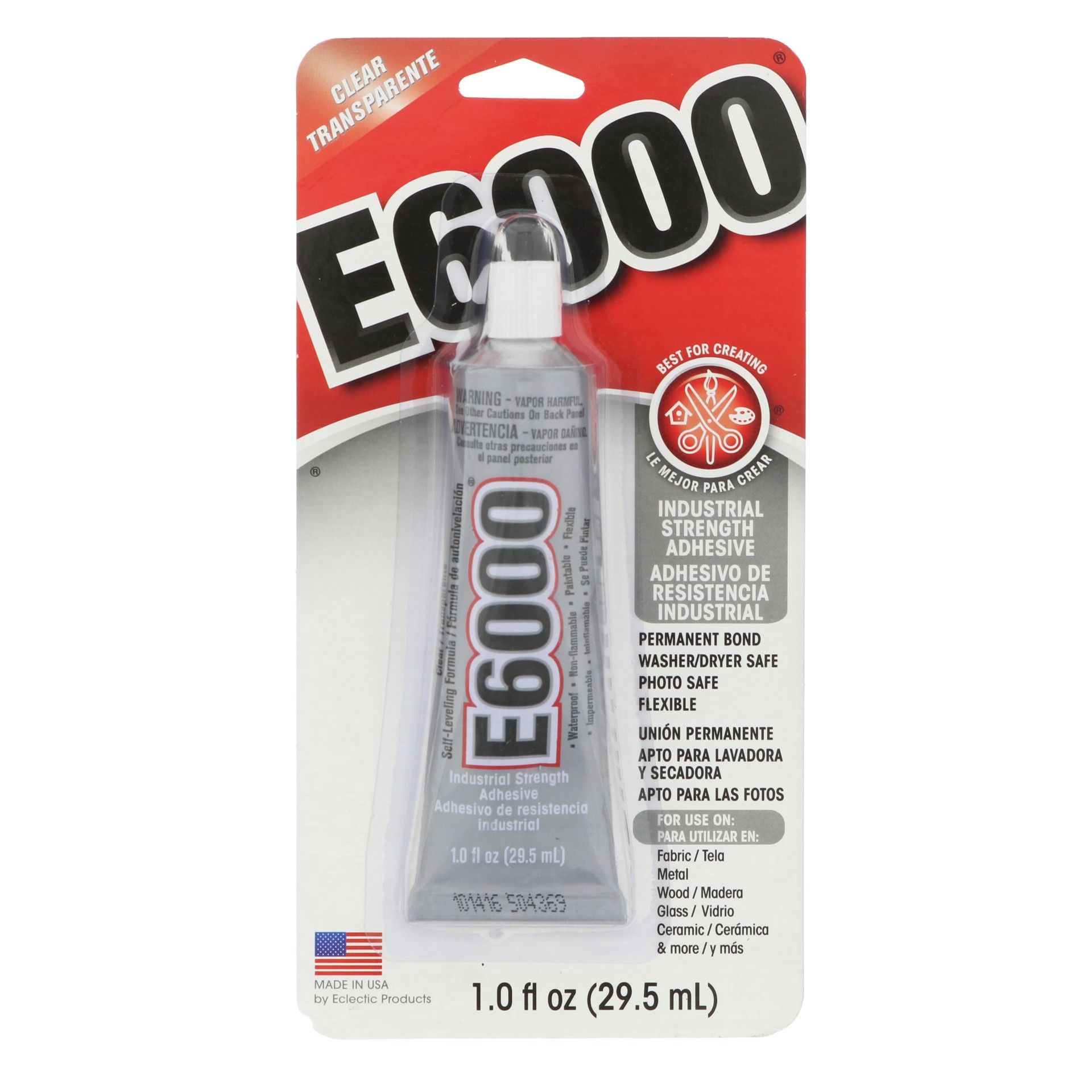 slide 1 of 1, E6000 Adhesive Tube, 1 oz