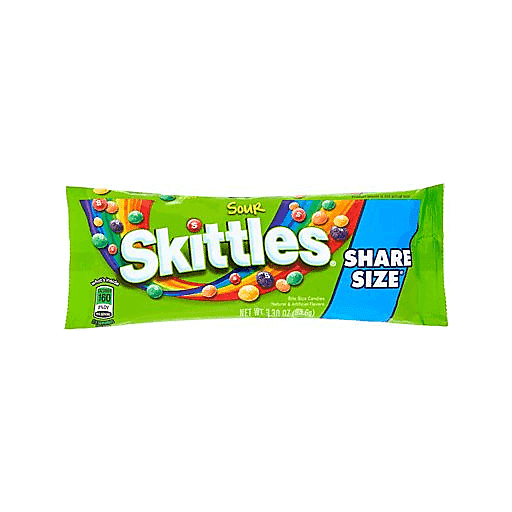 slide 1 of 1, Skittles Sour King Size, 3.3 oz