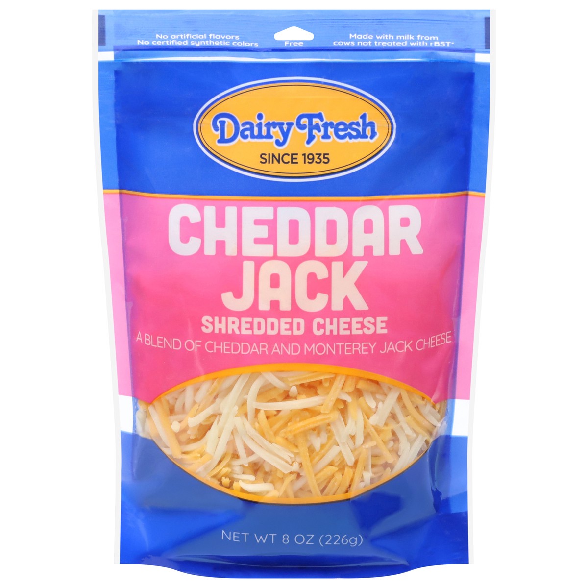 slide 7 of 13, Dairy Fresh Shredded Cheese 8 oz, 8 oz