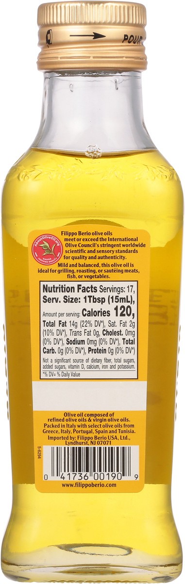 slide 9 of 9, Filippo Berio Olive Oil, 8.4 fl oz