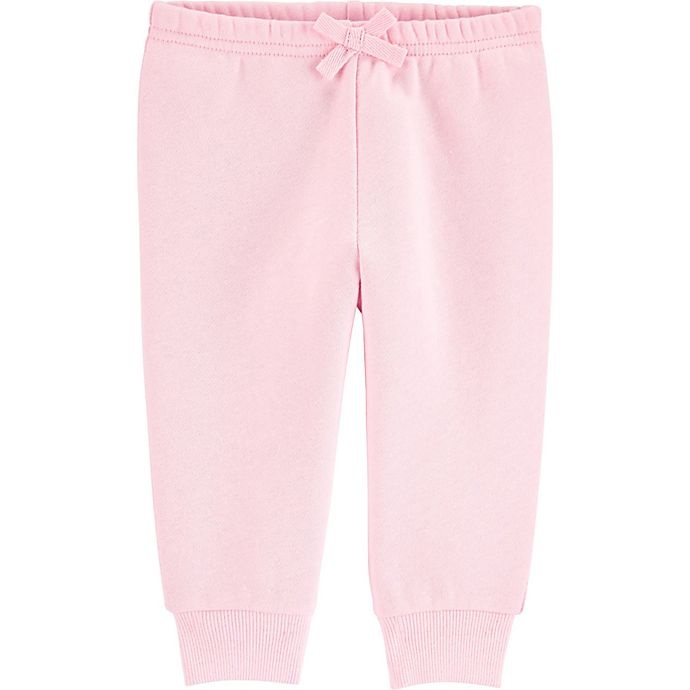 slide 1 of 1, Carter's Fleece Pants - Pink, 1 ct; 3 M