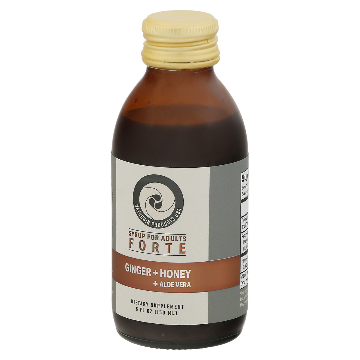 slide 4 of 10, Naturgin Products USA Adults Syrup Aloe Vera Forte Ginger + Honey Syrup 5 ea, 5 ct