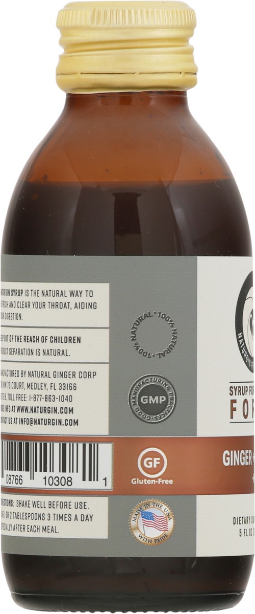 slide 2 of 10, Naturgin Products USA Adults Syrup Aloe Vera Forte Ginger + Honey Syrup 5 ea, 5 ct