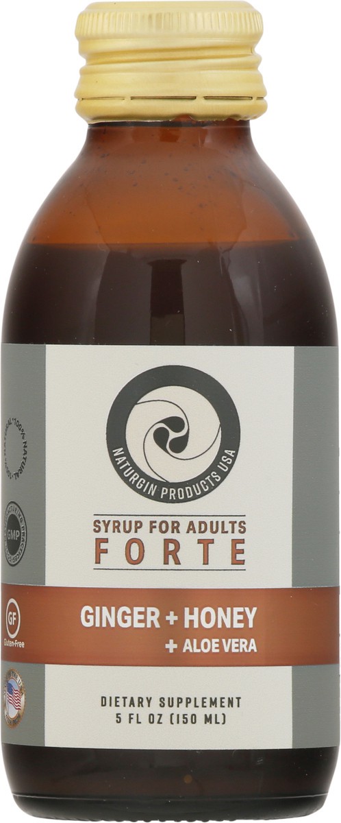 slide 7 of 10, Naturgin Products USA Adults Syrup Aloe Vera Forte Ginger + Honey Syrup 5 ea, 5 ct