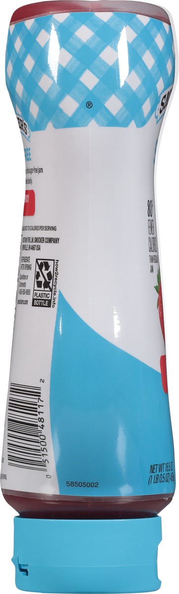 slide 3 of 9, Smucker's Smucker’s Squeeze Sugar Free Strawberry Jam, 16.5 oz. Bottle, 16.5 oz