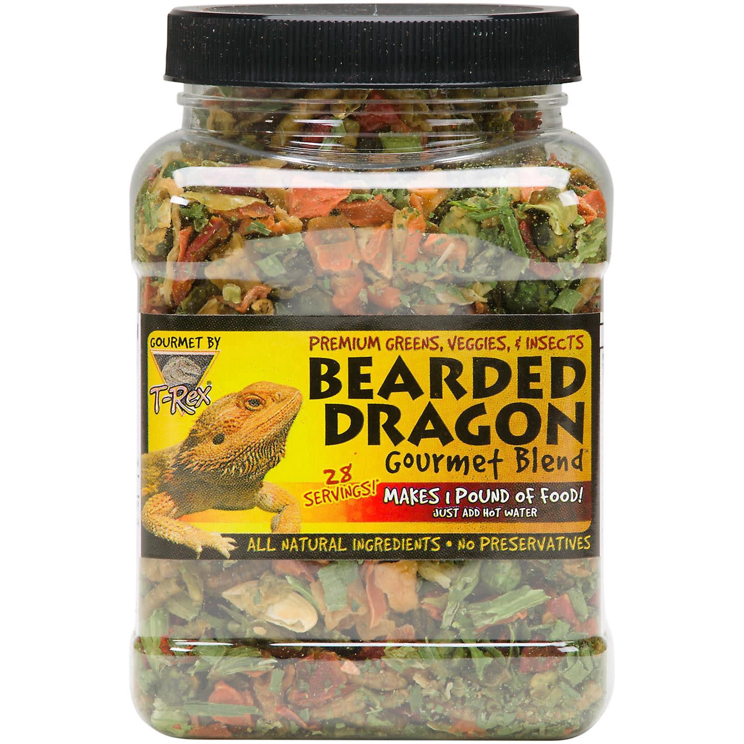 slide 1 of 1, T-Rex Bearded Dragon Gourmet Food Blend, 4 oz