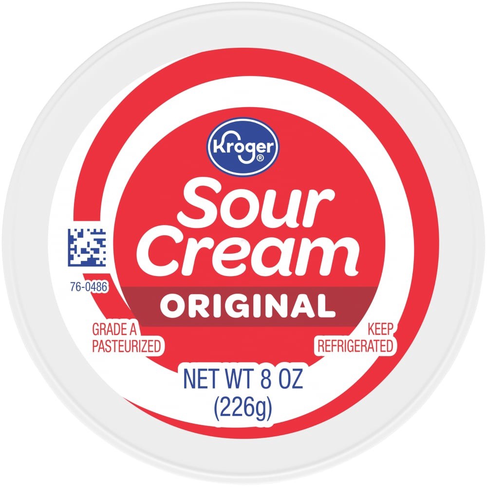 slide 5 of 5, Kroger Original Sour Cream, 8 oz