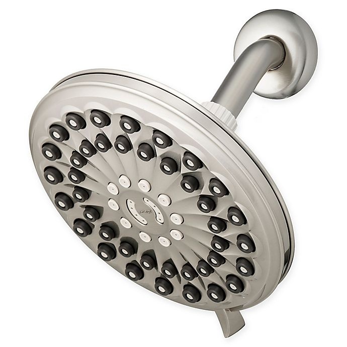 slide 1 of 5, Waterpik 6-Spray Showerhead with PowerPulse - Brushed Nickel, 1 ct