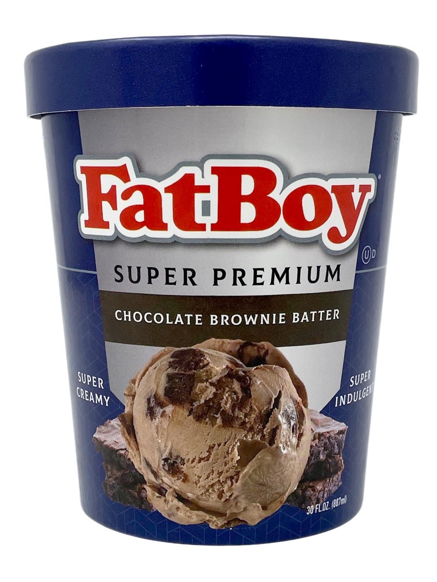 slide 2 of 2, Fat Boy Brownie Batter Ice Crm 30 Oz, 30 fl oz