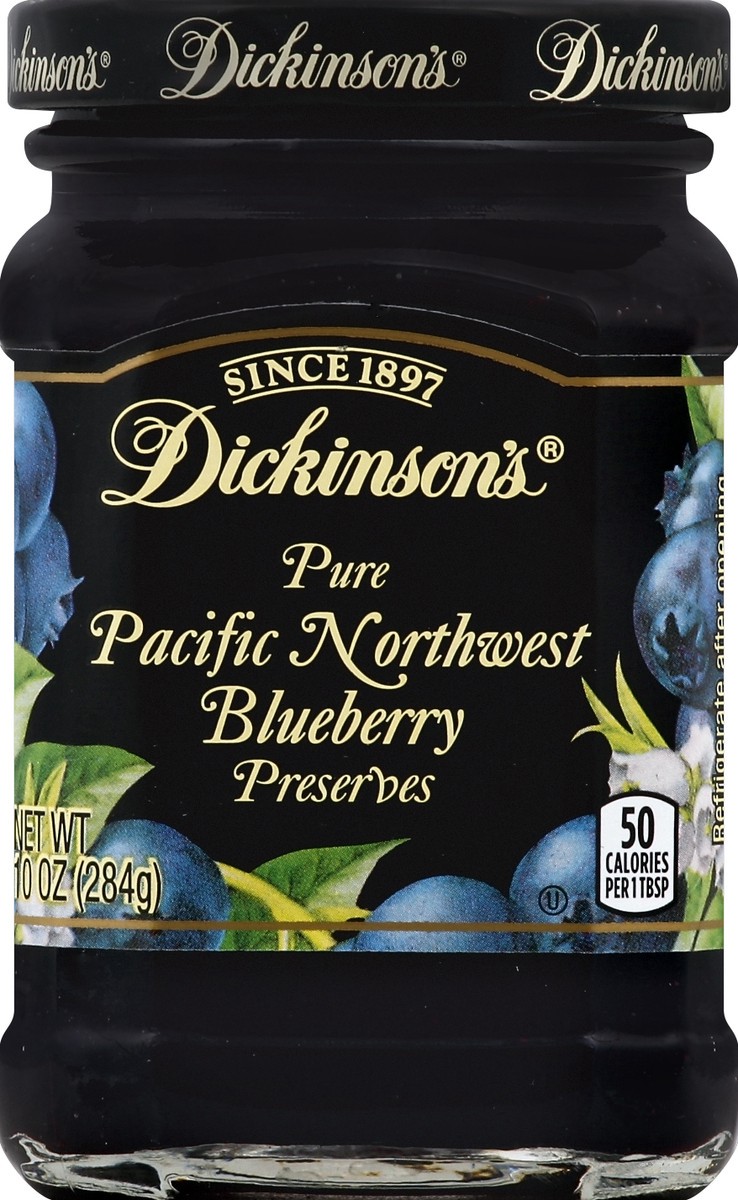 slide 4 of 6, Dickinson's Dickinson Blueberry Jam, 10 oz