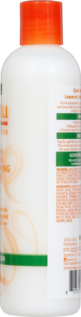 slide 6 of 9, Cantu Shea Butter Smoothing Leave-In Conditioning Lotion, 10 oz