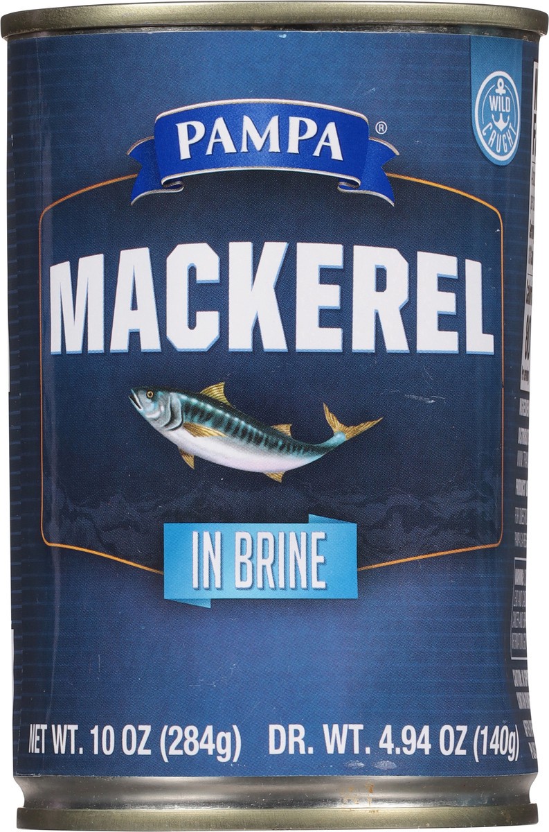 slide 10 of 13, Pampa Mackerel in Brine 10 oz, 10 oz