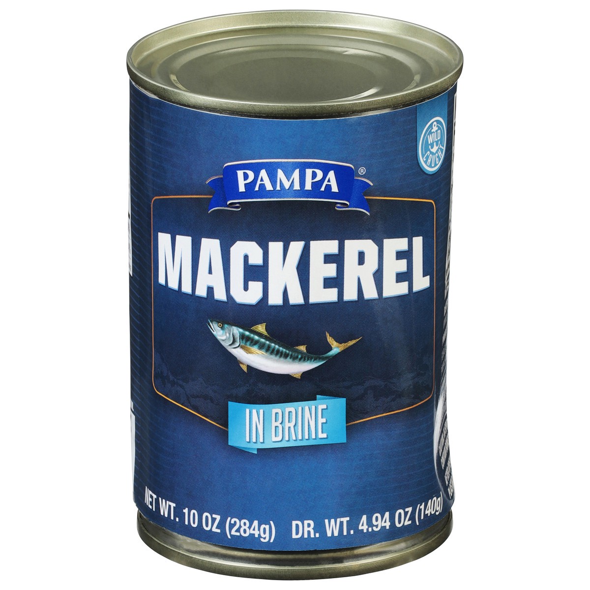 slide 1 of 1, Pampa Mackerel in Brine, 15 oz
