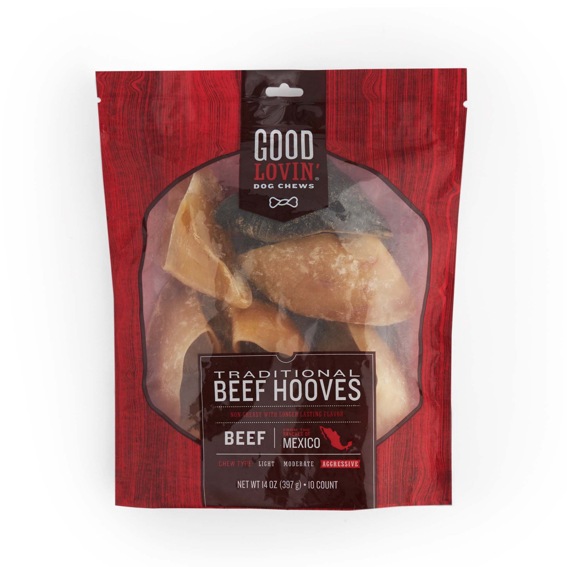 slide 1 of 1, Good Lovin' Traditional Beef Hoof Dog Chews 14 oz. Count of 10, 1 ct