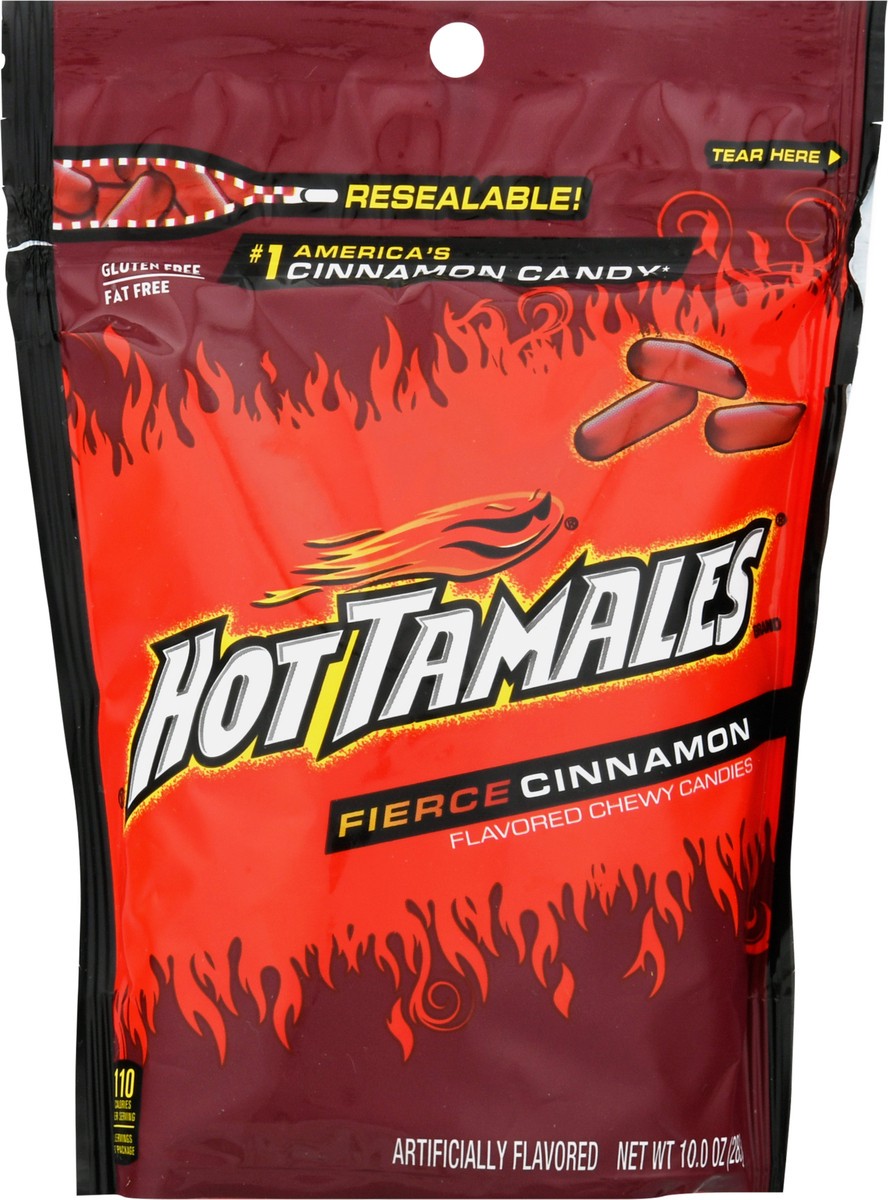 slide 10 of 12, Hot Tamales Fierce Cinnamon Chewy Candies 10.0 oz, 10 oz