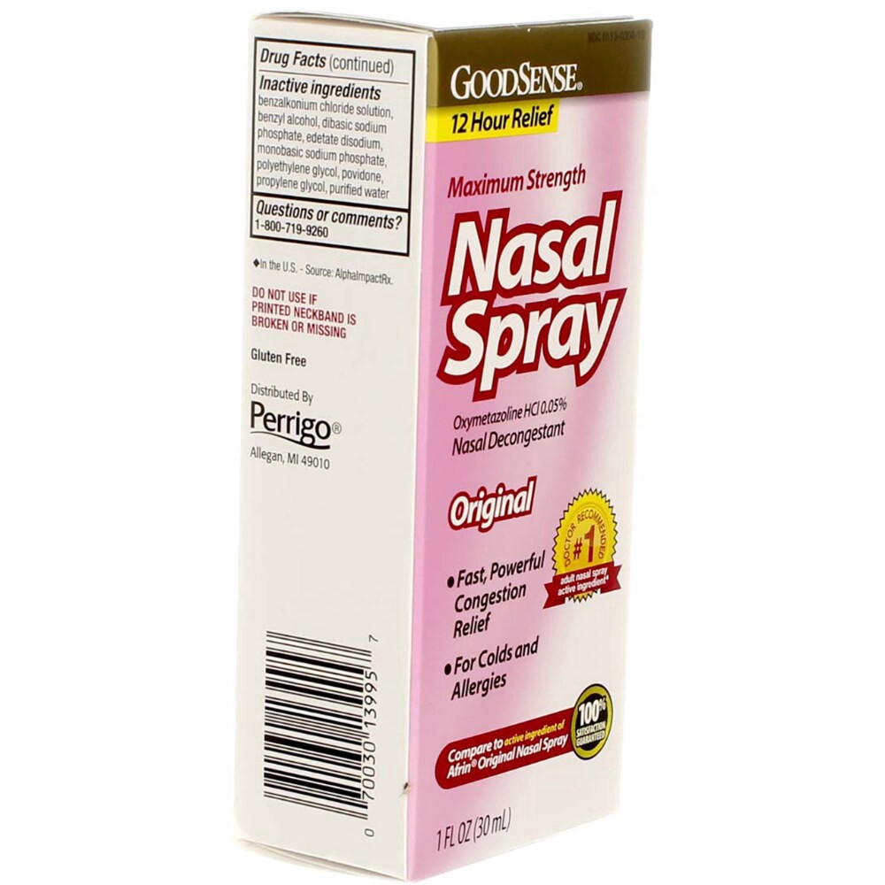 slide 5 of 6, Good Sense Nasal Spray, Original, 1 oz