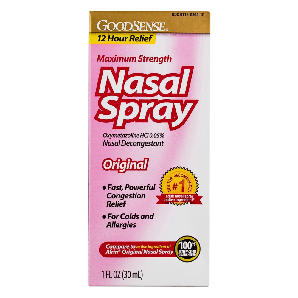 slide 1 of 6, Good Sense Nasal Spray, Original, 1 oz