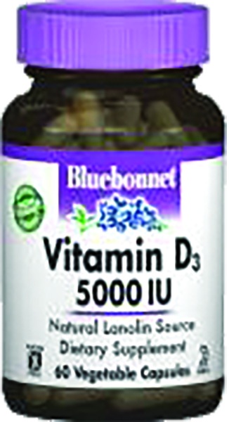 slide 1 of 1, Bluebonnet Nutrition Vitamin D3 5000iu, 120 ct