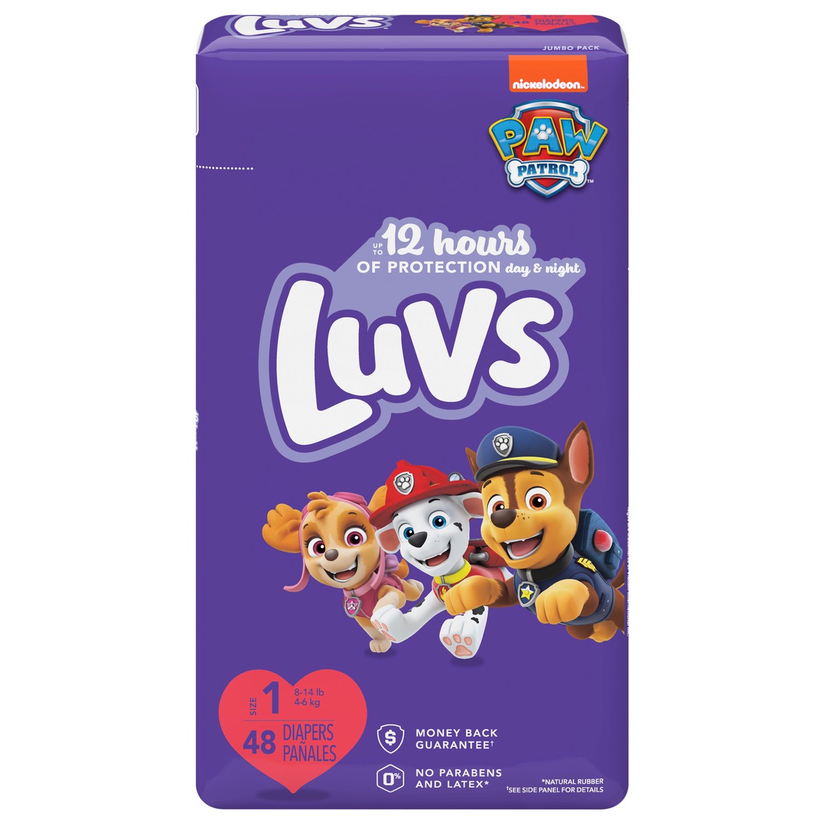 slide 1 of 8, Luvs Diapers Size 1 48 Count, 48 ct