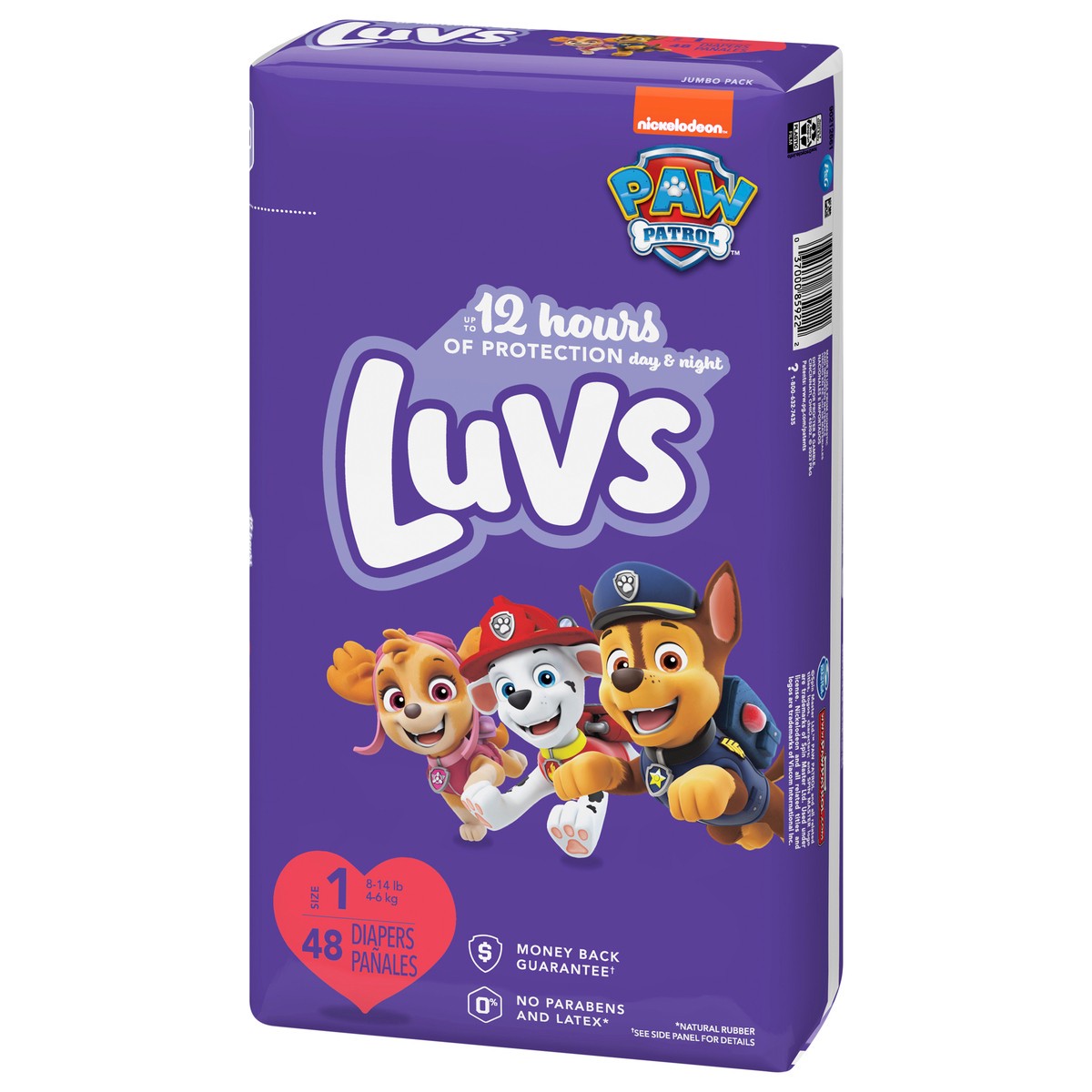 slide 8 of 8, Luvs Diapers Size 1 48 Count, 48 ct