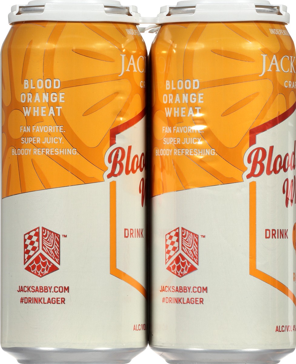 slide 3 of 11, Jack's Abby Jack Abbys Blood Orange Wheat, 4 ct; 16 oz