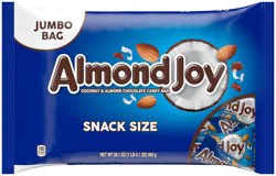 Almond Joy Milk Chocolate Coconut & Almond Snack Size Jumbo Bag - 20.1 oz