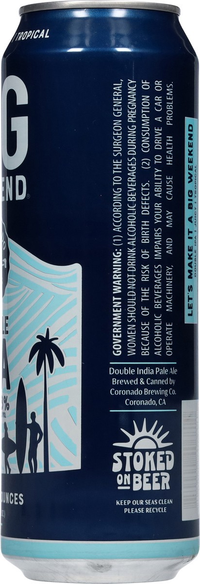 slide 7 of 10, Coronado Brewing Co. Double IPA Big Weekend Beer 19.2 fl oz, 19.2 fl oz