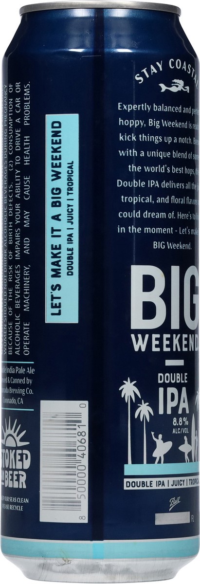 slide 2 of 10, Coronado Brewing Co. Double IPA Big Weekend Beer 19.2 fl oz, 19.2 fl oz