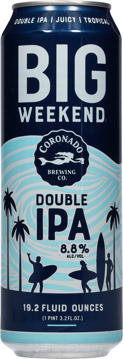 slide 8 of 10, Coronado Brewing Co. Double IPA Big Weekend Beer 19.2 fl oz, 19.2 fl oz