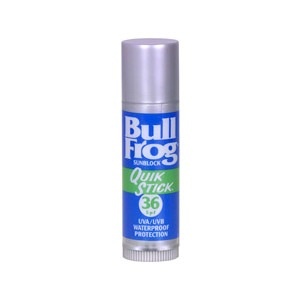 slide 1 of 1, BullFrog Quik Stick Sunblock Spf 36, 0.46 oz