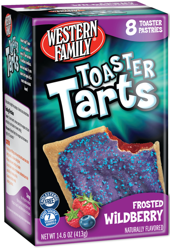 slide 1 of 1, Western Family Frost Wildbry Toasters, 14.7 oz