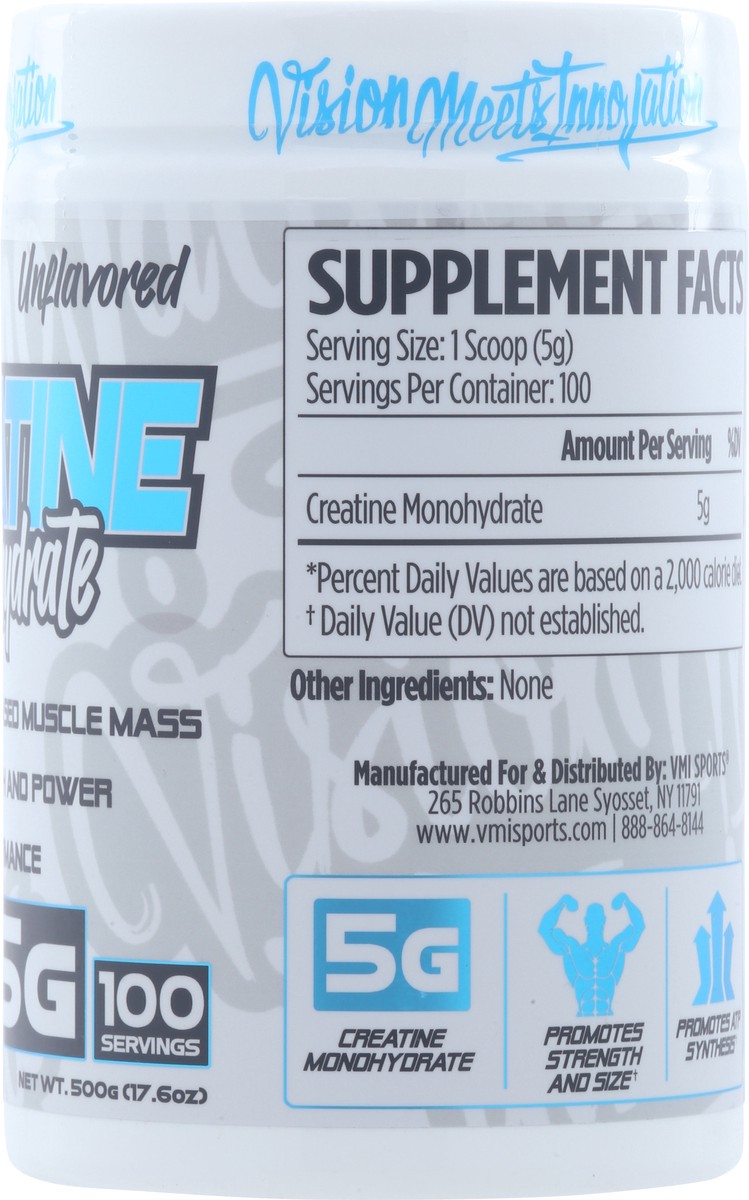 slide 5 of 13, VMI Sports Unflavored Creatine Monohydrate 17.6 oz, 17.6 oz