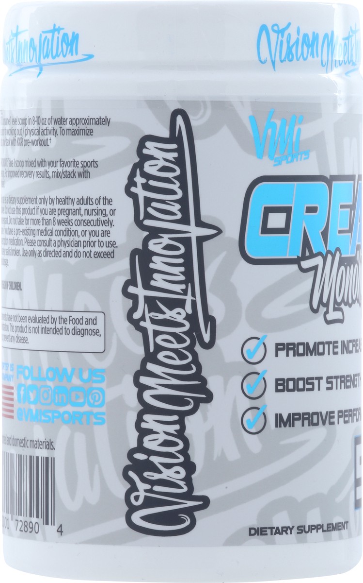 slide 10 of 13, VMI Sports Unflavored Creatine Monohydrate 17.6 oz, 17.6 oz