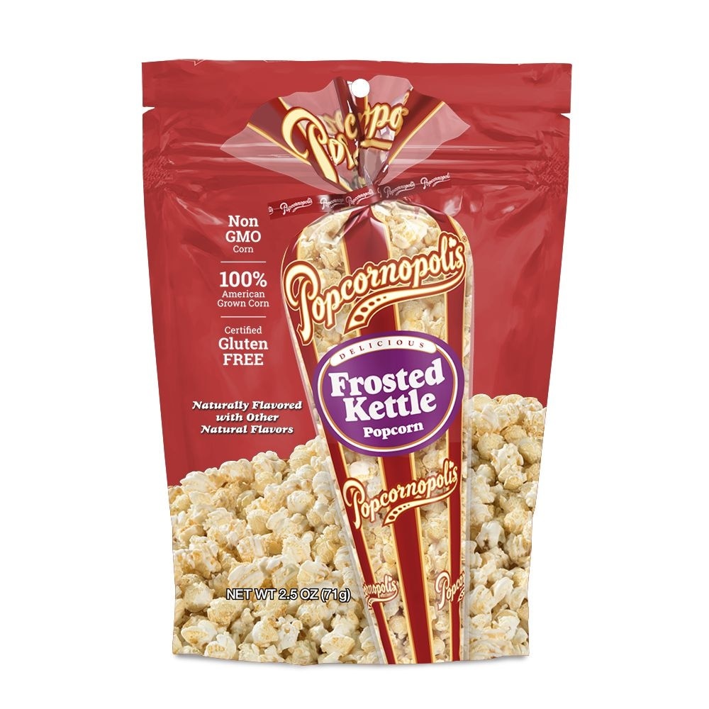 slide 1 of 1, Popcornopolis Frosted Kettle Popcorn, 2.5 oz