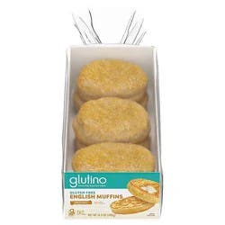 Glutino Premium Sans Gluten Free English Muffin - 16.9 Oz