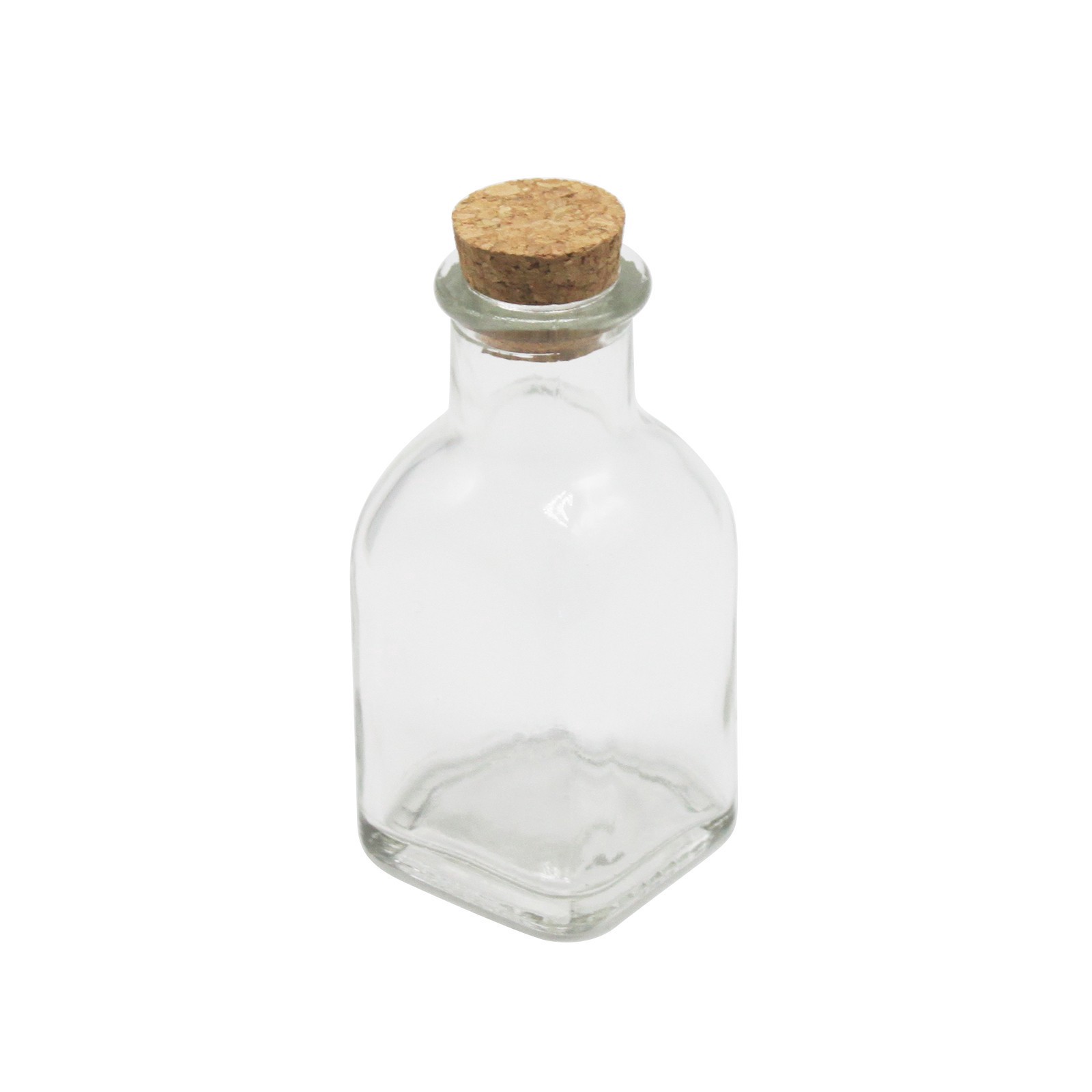 slide 4 of 8, Favor Jars With Cork Stoppers By Celebrate It, jars are 3.75 in tall and hold 2 oz