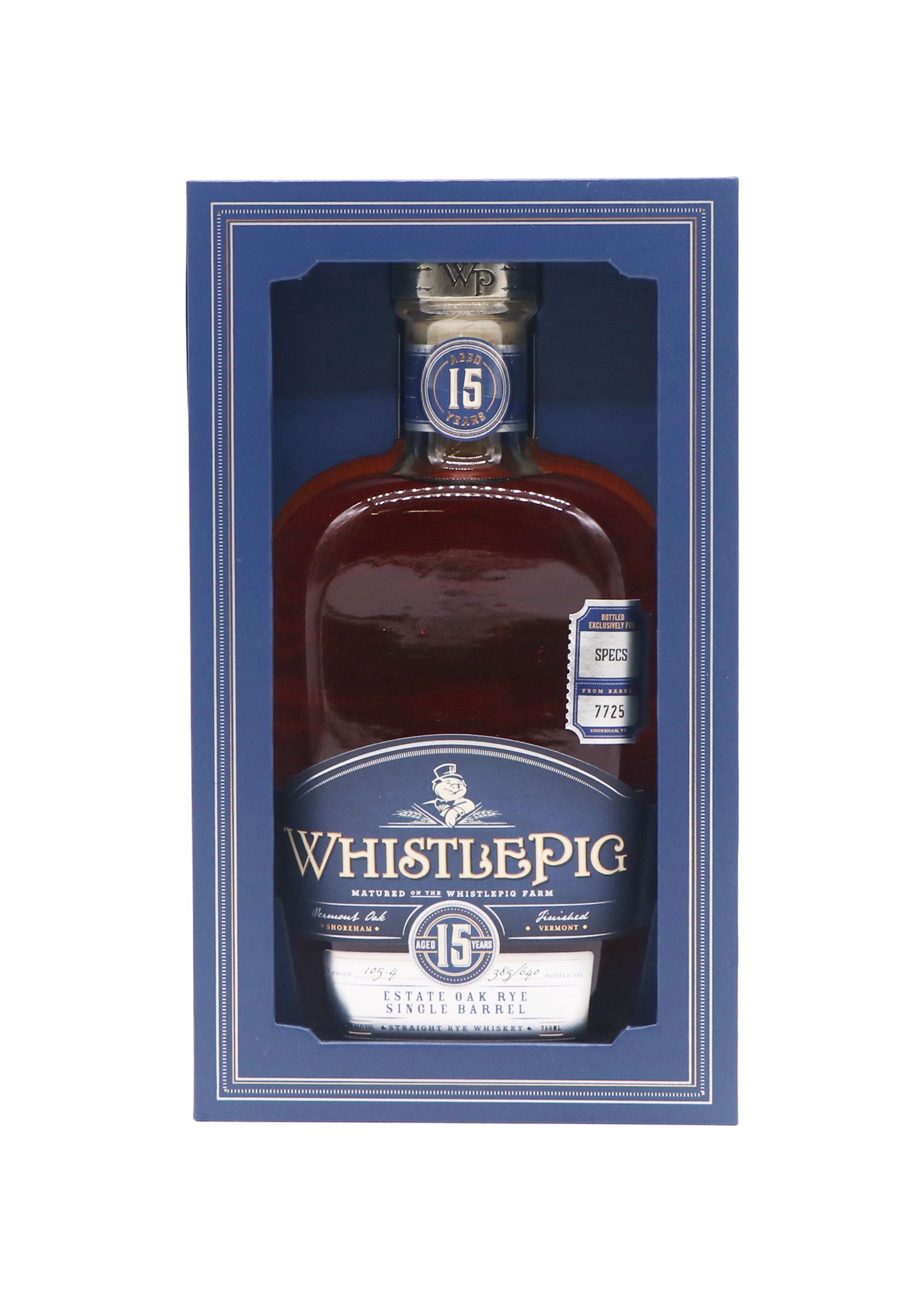 slide 1 of 1, Whistlepig15Yr Estate Oak Rye Single Barrel Straight Rye Whiskey 750 Ml, 750 ml