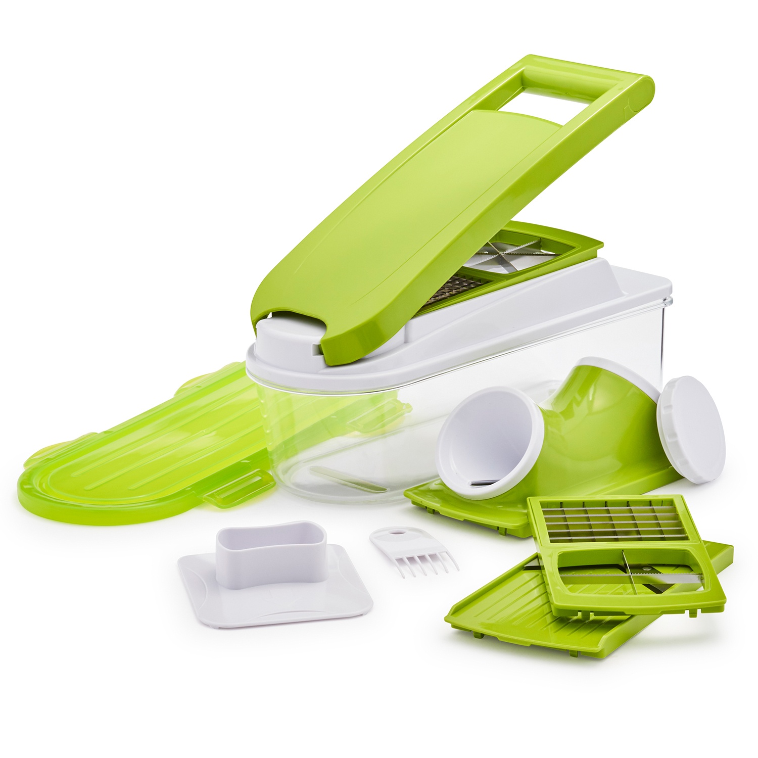 slide 1 of 1, Sur La Table Veggie Prep Station with Spiralizer Attachment, 1 ct