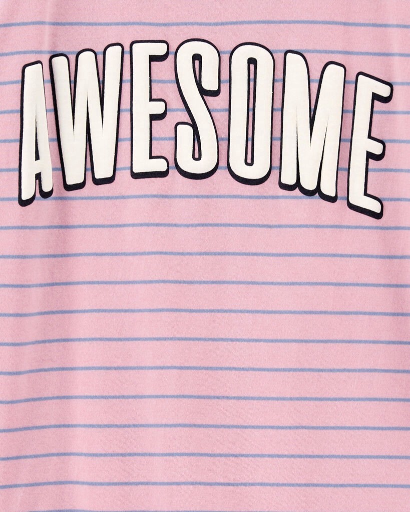 slide 2 of 2, Carter's Kid Awesome Graphic Tee Pink 6, 1 ct