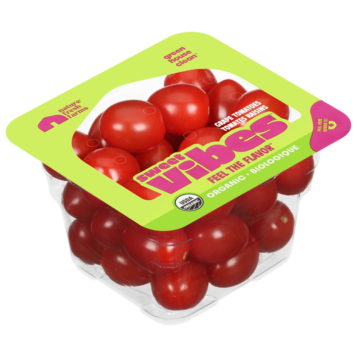 slide 3 of 3, Nature Fresh Farms Organic Sweet Vibes Grape Tomatoes 10 oz, 10 oz