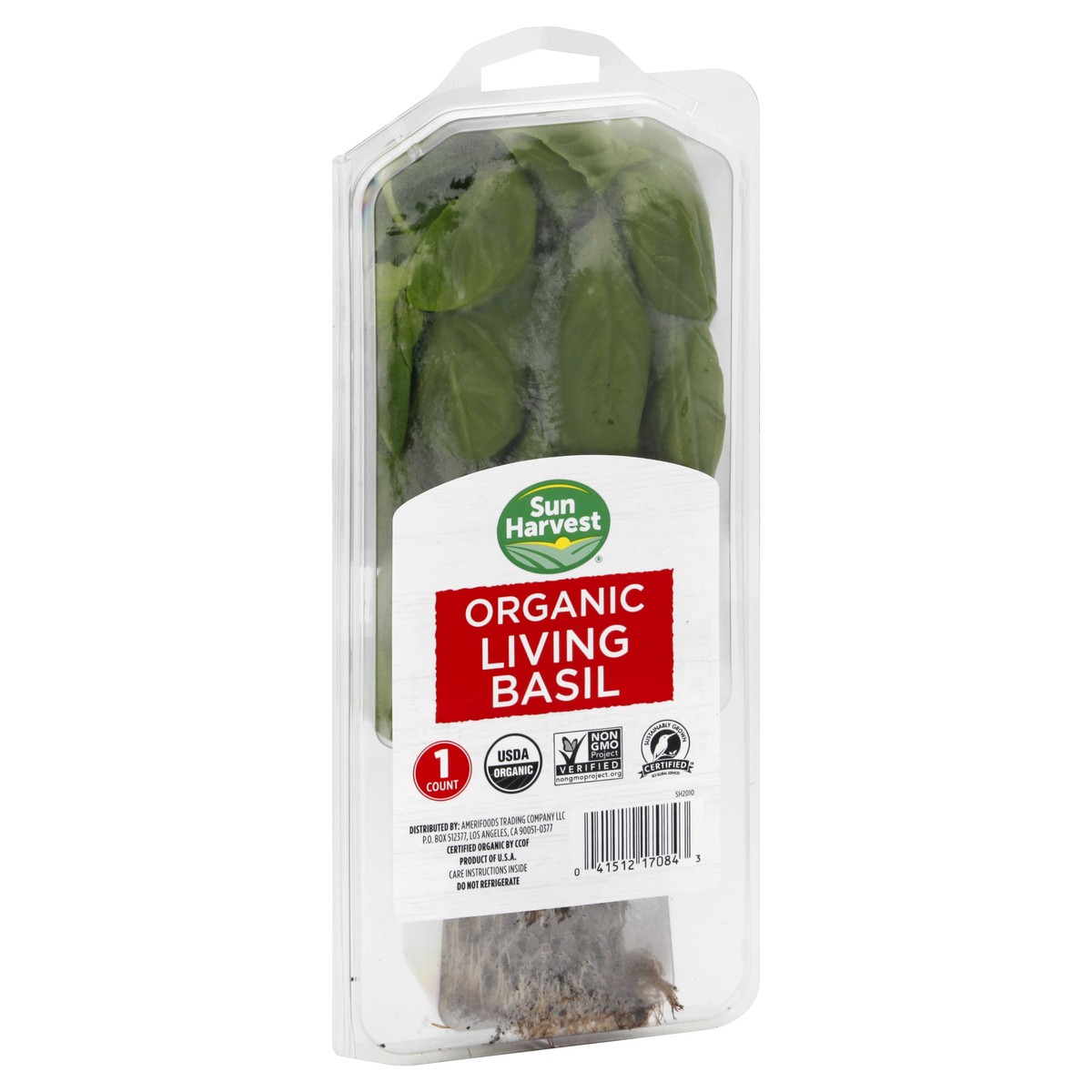 slide 2 of 4, Sun Harvest Organic Living Basil, 1 ct