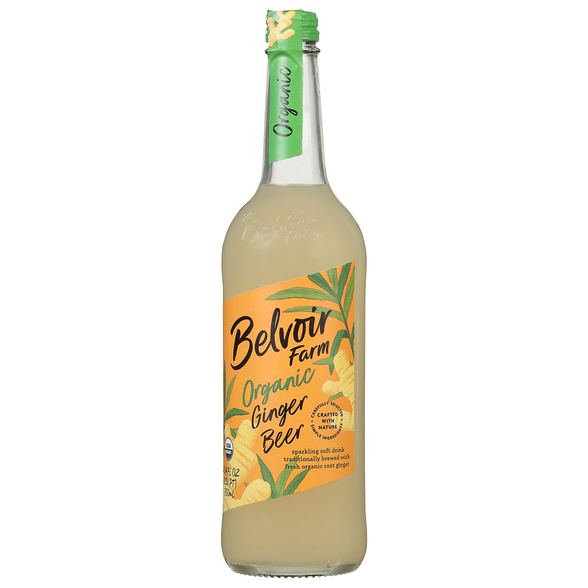 slide 3 of 9, Belvoir Farm Organic Ginger Beer Sparkling Soft Drink 25.4 fl oz, 25.4 fl oz