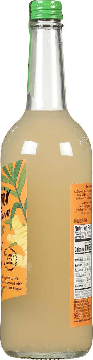 slide 8 of 9, Belvoir Farm Organic Ginger Beer Sparkling Soft Drink 25.4 fl oz, 25.4 fl oz