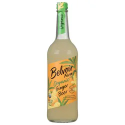 Belvoir Farm Organic Ginger Beer Sparkling Soft Drink - 25.4 fl oz