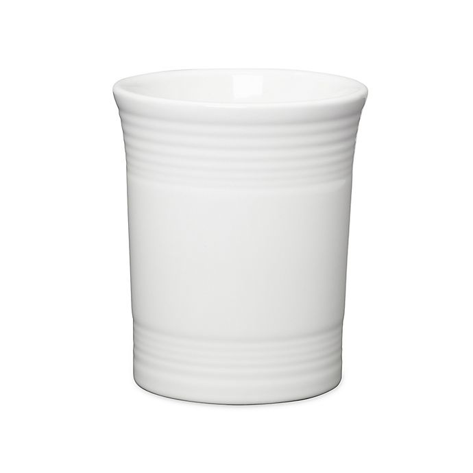 slide 1 of 3, Fiesta Utensil Crock - White, 1 ct