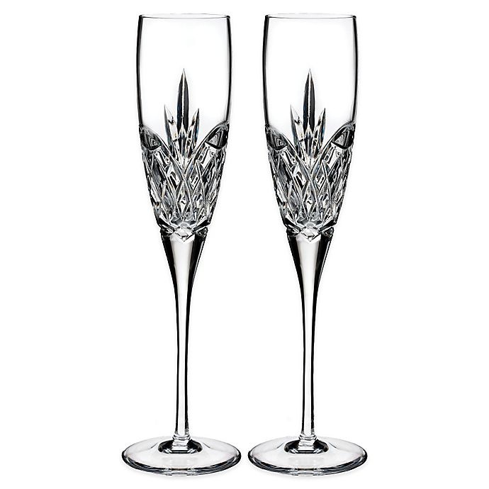 slide 1 of 2, Waterford Love Forever Toasting Flutes, 2 ct