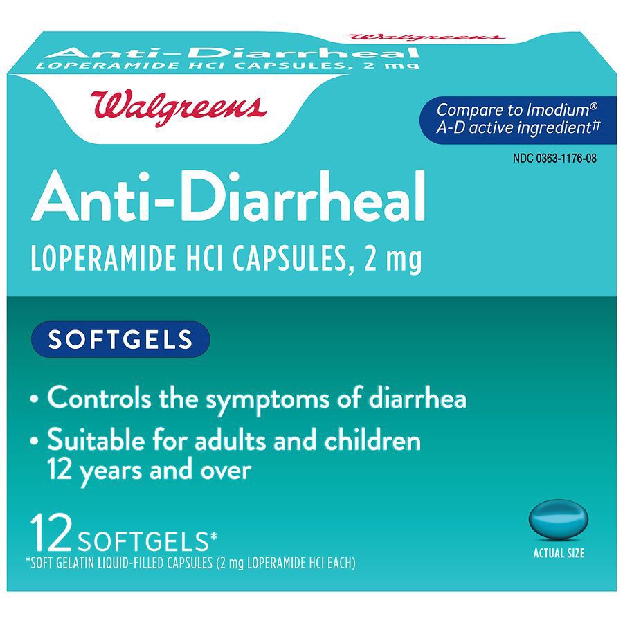 slide 1 of 5, Walgreens Anti-Diarrheal Softgels, 12 ct